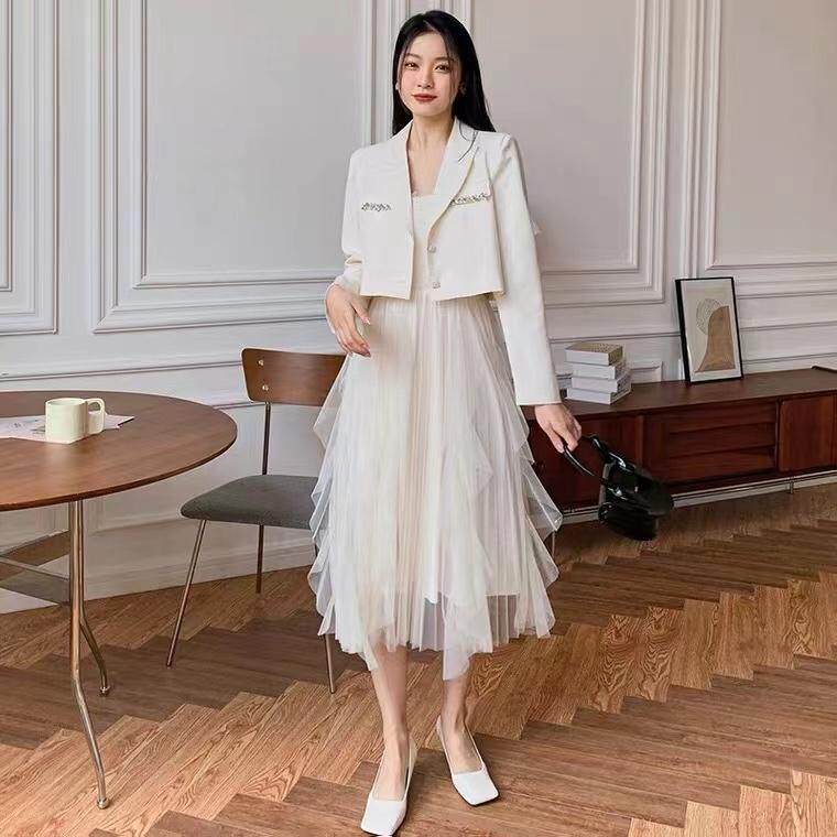 现货两件套连衣裙，女装连衣裙，韩彬铭品