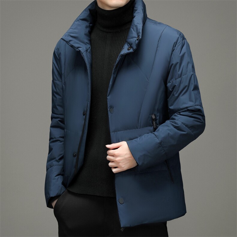 BEYR6629970钱塘2020-2中年男士冬季厚款时尚休闲立领羽绒服P250,男装羽绒服,钱塘207-2