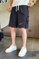 速干裤上新男士短裤美式潮牌高级休闲沙滩冰丝五分裤P27-P28控48，男装牛仔裤，星座301B-1