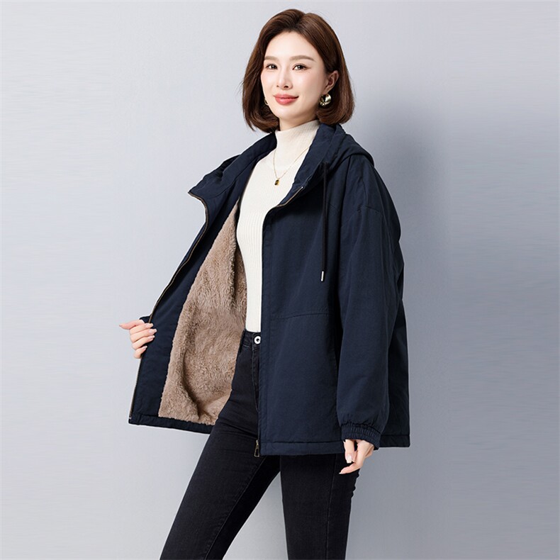 2024冬季加厚保暖纯棉款派克服911款,女装派克服,秋牧寒烟