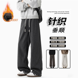 美式新款人字纹肌理感加绒休闲裤，A061-AX01765JR-特P40-无影墙图片