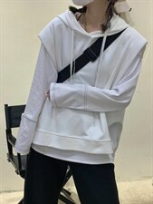 卫衣马甲百搭款，女装卫衣/绒衫，Alissa Lin