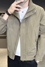 2025新款秋季夹克外套男士立领衣服潮流新品男装上衣A225-6801，男装夹克，电商A225