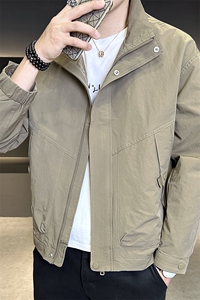 2025新款秋季夹克外套男士立领衣服潮流新品男装上衣 A225-6801图片