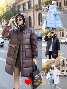 欧韩时尚羽绒服,女装羽绒服,布萱