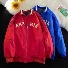 港风新品反光宽松男士棉衣韩版百搭情侣棉服冬装外套G1030P118，男装棉衣，电商A339