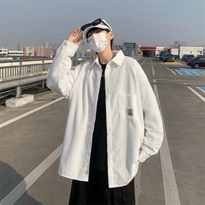 长袖衬衫春款男港风潮流C56P36图片