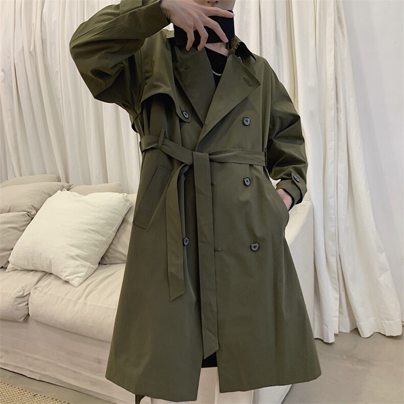 【2025秋冬】新款韩版风衣中长款休闲风衣男，男装风衣，星座112A