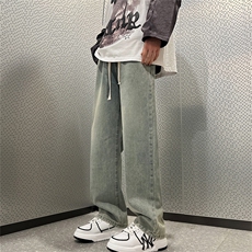 抖音品质大货男士大码牛仔裤橡筋裤松紧腰NZ100-P35限价58，男装牛仔裤，星座1103