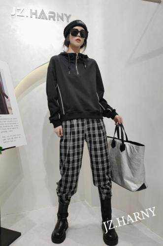 【现货】【2021】【秋装新品】【带帽卫衣】，女装卫衣/绒衫，俊泽.哈妮