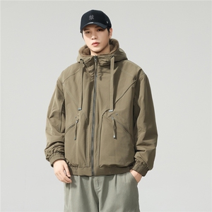 双面穿座山雕 棉服连帽加绒情侣外套 一件过冬原创双色银狐绒保暖图片