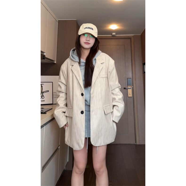 现货WT902-P85控108大码高品质现货灯芯绒印花西装外套,男装西服套装,电商D232