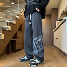 ！2025秋冬新款男士直筒裤百搭学生运动裤WK2057特P38加绒48，男装休闲裤，电商B220