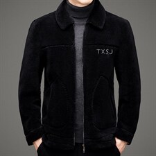 BAMJ-2001钱塘2020-2冬季厚款中年男士时尚休闲夹克外套P240，男装夹克，钱塘207-2