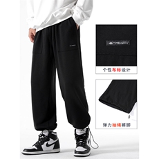 美式高街潮牌卫裤九分运动休闲裤K950：特批25，男装休闲裤，星座718-1