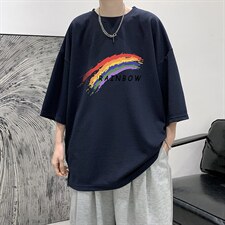 Q11064-P30春夏季七分袖t恤男大码五分袖男短袖中袖大皂风，男装T恤，电商A040