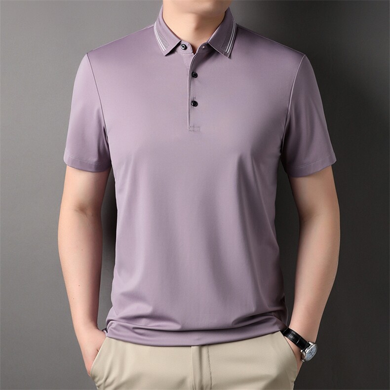 夏季新品休闲百搭宽松潮流翻领透气上衣男士短袖运动服HXF730-P83,男装Polo衫,星座1105-3