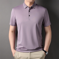 夏季新品休闲百搭宽松潮流翻领透气上衣男士短袖运动服HXF730-P83，男装Polo衫，星座1105-3