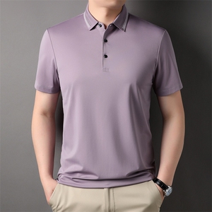 夏季新品休闲百搭宽松潮流翻领透气上衣男士短袖运动服HXF730-P83图片