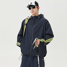 夏季中性风高品质50D尼龙皱时尚纯色防晒衣DSA157B-F7733-P55，男装防晒衣，电商A157B