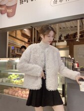 星雨阁2021冬季小香风皮毛一体外套，其它，星雨阁