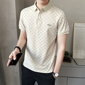 春季新款男士短袖T恤时尚百搭休闲上衣潮牌半袖Polo衫PL68621-P63图片
