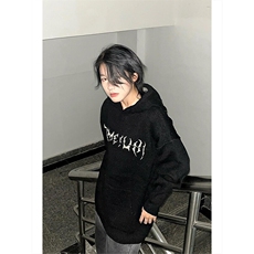 设计感美式高街连帽毛衣松慵懒风针织衫MY129特P56，男装针织衫/毛衣，星座908-1