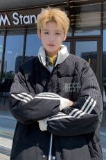 ！2025冬季新款男士潮牌撞色立领棉衣百搭棉服外套MY201特P80，男装棉衣，电商B220