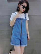 夏季新款牛仔裤套装，女装牛仔裤，恋钱