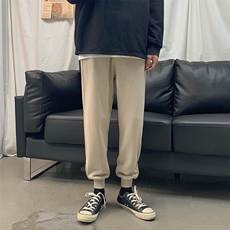 秋冬束脚休闲裤针织运动裤四色卫裤XZ707-KZ609-65，男装休闲裤，星座707