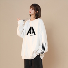 2025春简约条纹圆领卫衣WY851/P68控89-面布100棉底布100涤420克，男装卫衣，电商A148-1