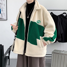 冬款加绒加厚棉衣外套港风潮羊羔绒宽松棉服男士8146-P115控价158，男装棉衣，电商A441-1