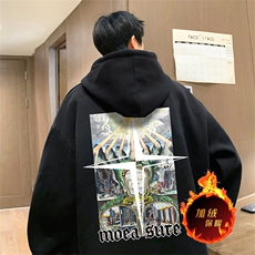 500克重磅秋冬美式加绒加厚卫衣外套DL1561常规特P35加绒特40，男装卫衣，电商A486