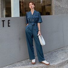 主推款大货连体裤阔腿裤雪纺裤子087，女装连体裤，柒柒家