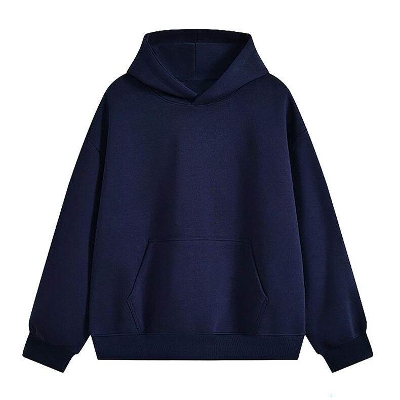 美式重磅全棉无帽绳380克二开连帽卫衣纯色光板外套男AH932-特P34，女装短外套，星座610B-1