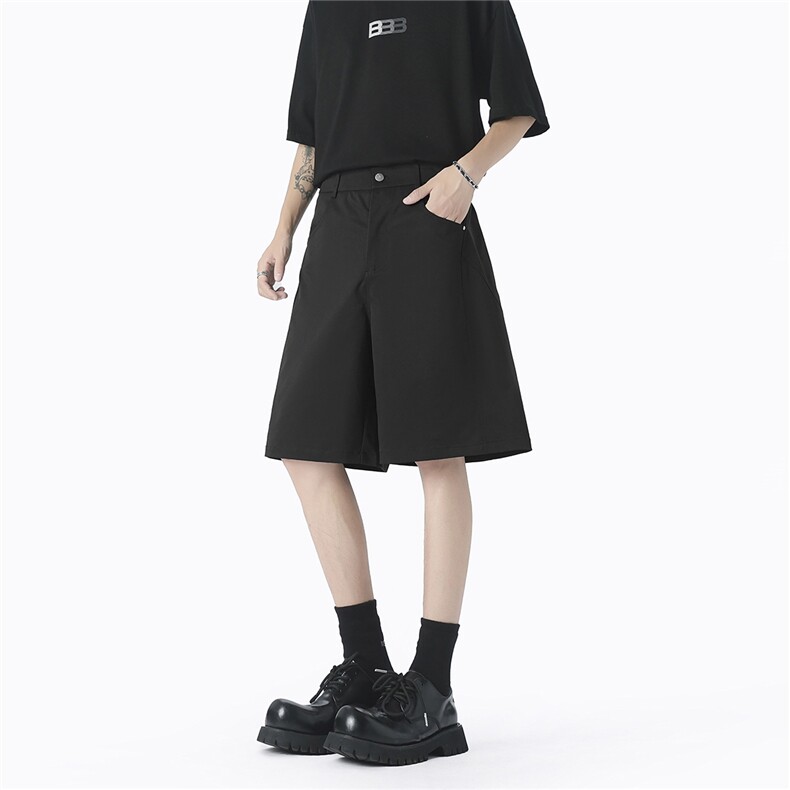 美式休闲裤2025夏装基础款中裤机能工装短裤DK506-P38,男装牛仔裤,电商042