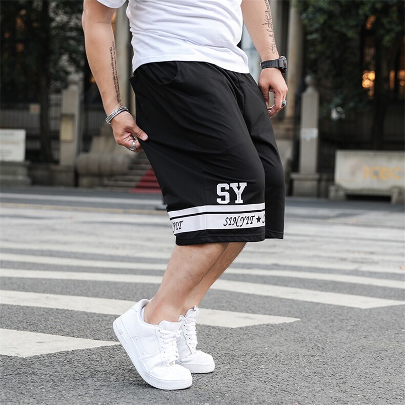 男士潮流宽松运动百搭短裤男生休闲潮牌五分运动裤加大码591款,男装休闲裤,星座802