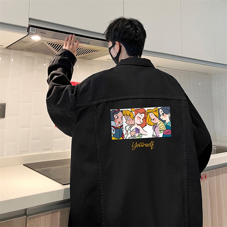 牛仔夹克男大码牛仔外套男茄克 NJ77396-P60图片