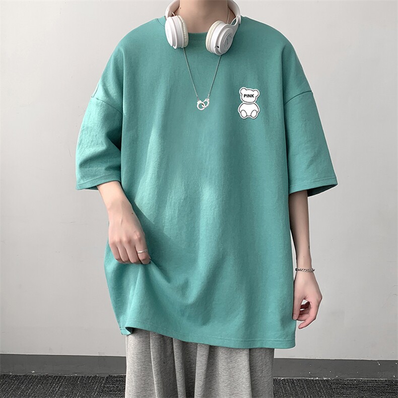 纯棉短袖t恤男大码半袖打底衫宽松体恤衫DX17292-P20大皂风,男装T恤,电商A040