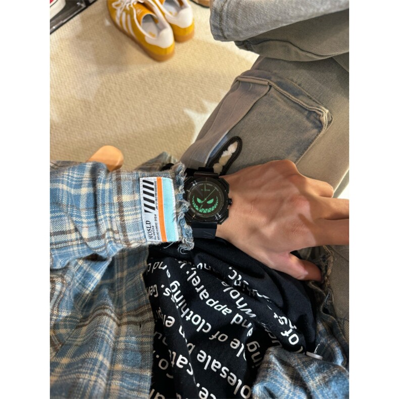 【有货】浅蓝色多口袋工装牛仔裤男款宽松美式裤子K8034LL-特P56,男装牛仔裤,星座1007（原301D）