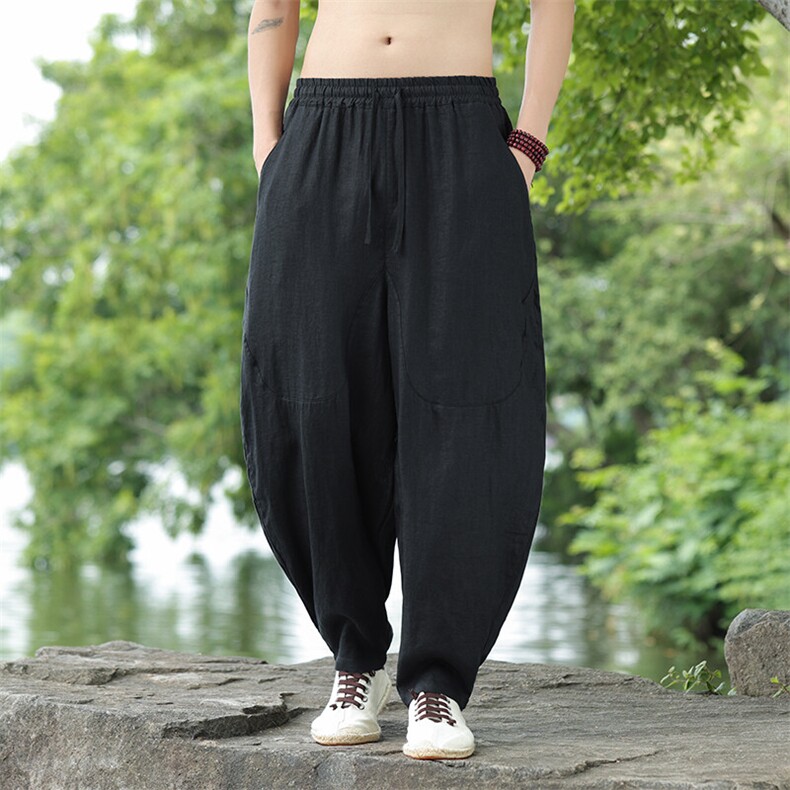 纯亚麻休闲裤风星座815-8611p105,男装休闲裤,星座815（原A203）