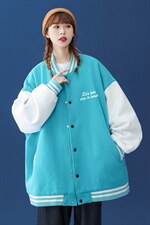 2022春装新款韩版时尚梦幻森林宽松情侣棒球夹克外套G88P65控78，男装夹克，A247A