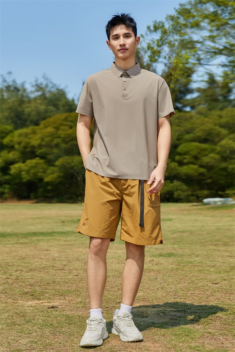 商务短袖polo衫男2025年夏季冰丝薄款宽松速干凉感T恤PL12357-P35,男装Polo衫,星座610（原A335）