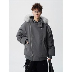 有90绒报告 可拆卸毛领羽绒服派克服标90绒78197P268控428图片