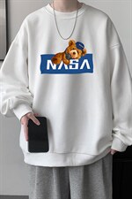NASA圆领卫衣男大码加厚加绒长袖t恤男S6247-P28加绒款-P33，男装卫衣，电商A040