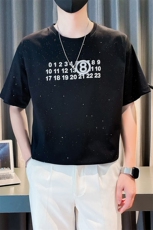 社会小伙夏季男士潮牌圆领短袖T恤字母发泡体恤男C208-8002-特P30，男装T恤，电商C208