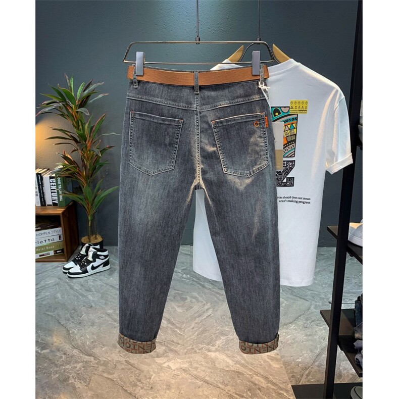 1506-1/KT1171加绒/P56冬季加绒蓝色牛仔裤直筒修身百搭潮牌男,男装牛仔裤,星座1506-1