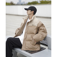 冬季美式复古加厚面包服衣男潮保暖情侣服外套W6522-P105，男装棉衣，星座512-3