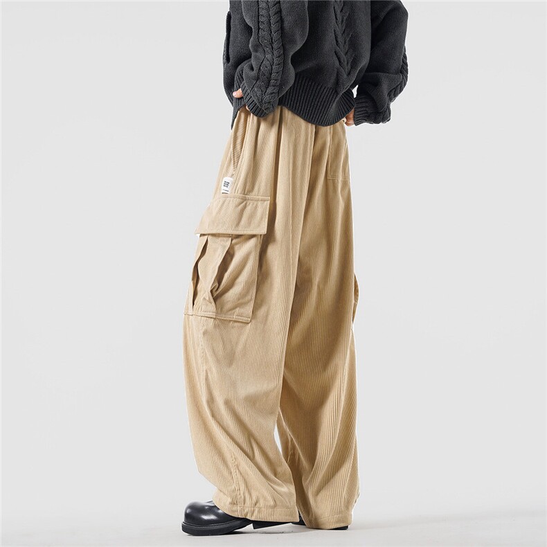 715-2-KS047JR加绒-P65X88-成分：100聚酯纤维（灯芯绒加绒），男装休闲裤，星座715-2