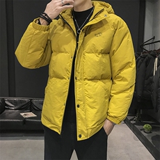 【】A003-HY8008-P130冬装新款印花连帽面包服棉衣木木，男装棉衣，电商A003